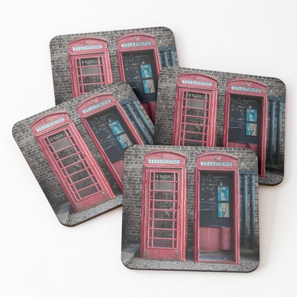 Item preview, Vintage London red telephone boxes designed and sold by Retro Futurist.