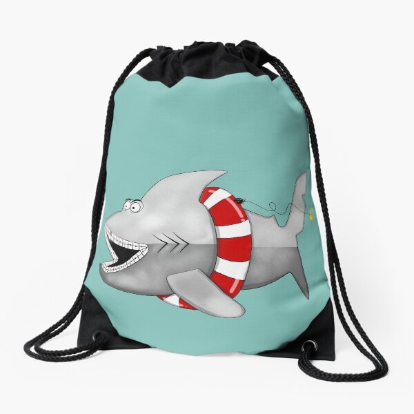 Sharky Drawstring Bag