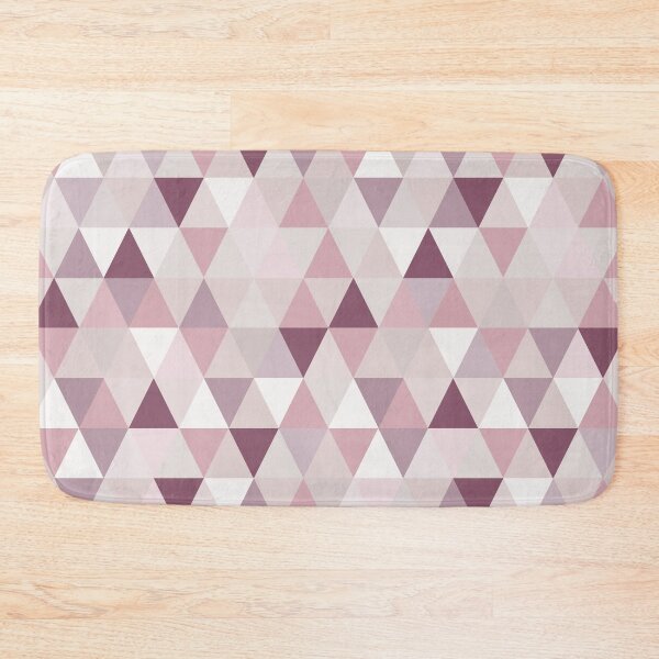 Item preview, Rose, Purple, Neutral Small Triangles designed and sold by BlertaDK.