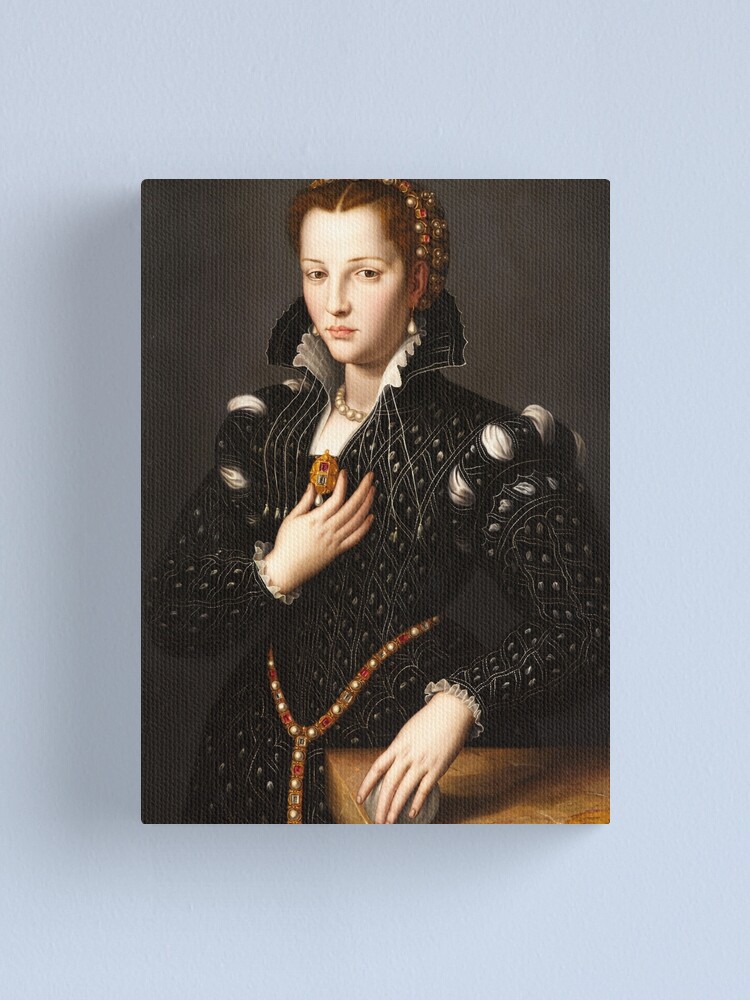 Alessandro Allori Portrait of Lucrezia de Medici Canvas Print