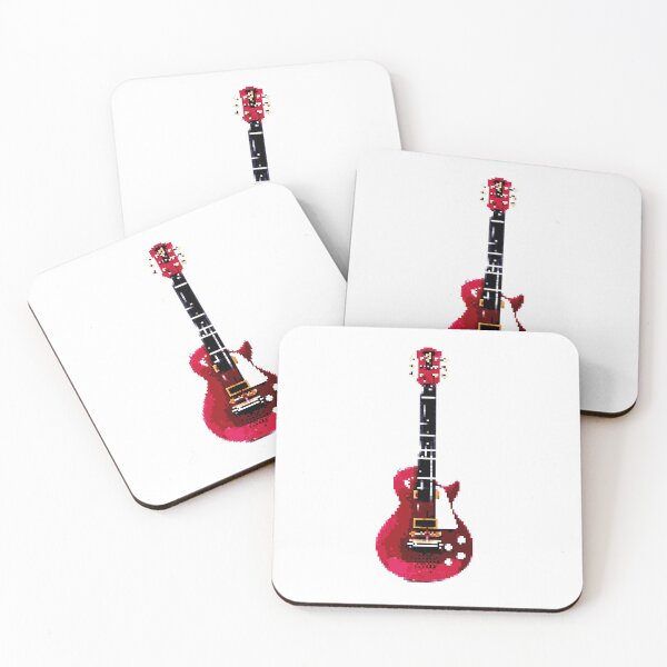 Item preview, Pixel guitar designed and sold by rice-shirts.