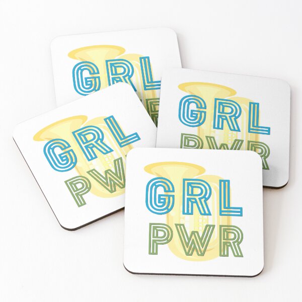 Item preview, (Girl Power) GRL PWR - Tuba designed and sold by BandMomDesigns.