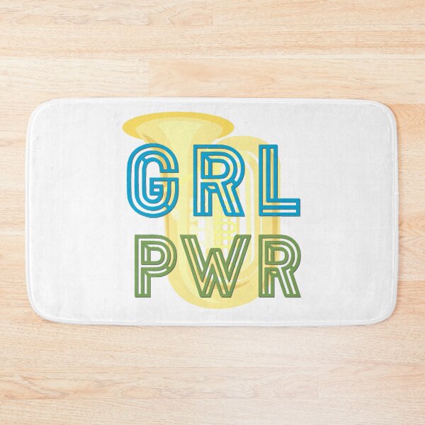 Item preview, (Girl Power) GRL PWR - Tuba designed and sold by BandMomDesigns.