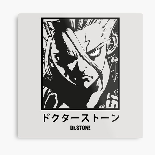 Dr Stone - Anime Impression métallique