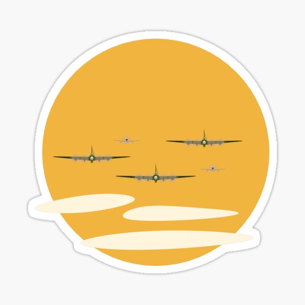 Bomber Formation Sticker