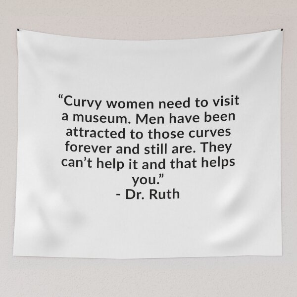 Item preview, Dr. Ruth on body positivity designed and sold by Yviemakes.