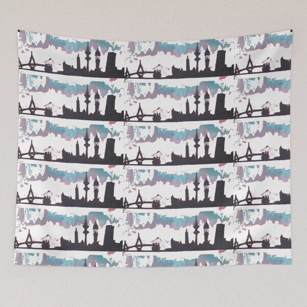 Item preview, Skyline,Germany,Hamburg designed and sold by artqueens.