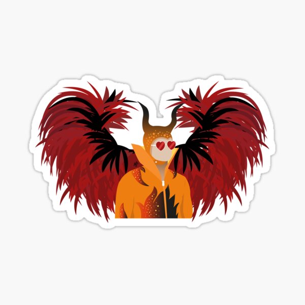 Rocketman Devil Sticker