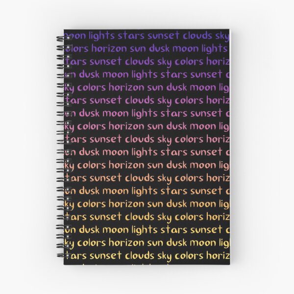 Item preview, Sunset Words designed and sold by Abby Morin.