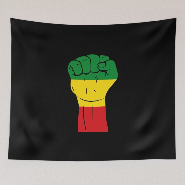 Item preview, RAISED FIST RASTA designed and sold by NattyWear.