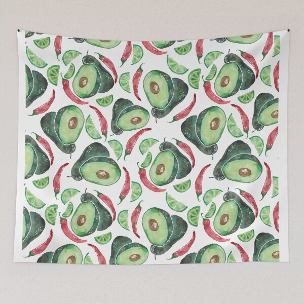 Item preview, avocado, chilli, lime designed and sold by Kimmygowland.