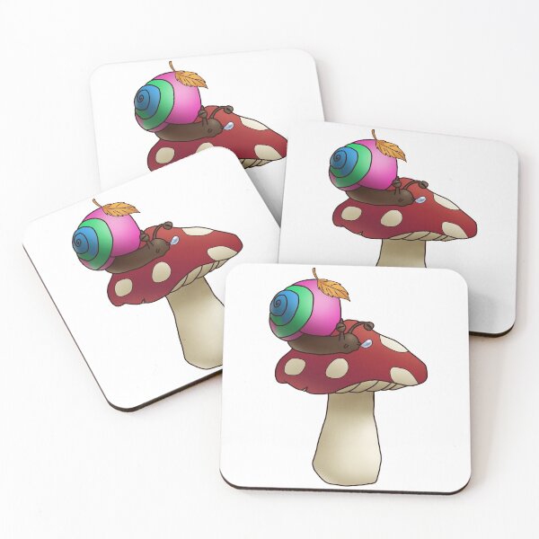Item preview, Ply Polysexual/Polyromantic Autumn Mushroom Pride Snail designed and sold by PrideSnails.