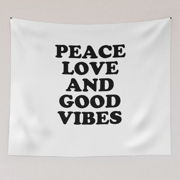 Item preview, Peace Love and Good Vibes designed and sold by House Sparrow.