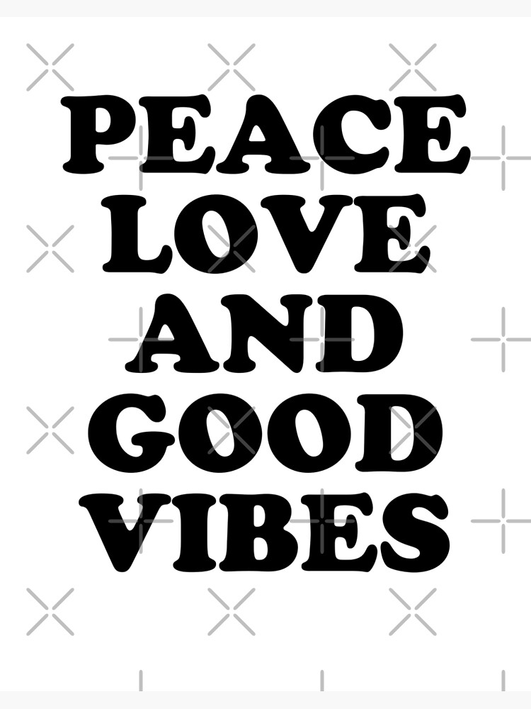 Positive Vibes Peace Love And Planet Tote Bag