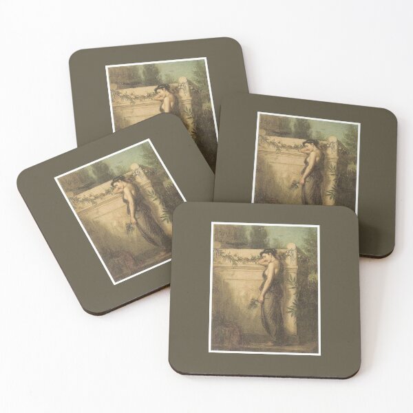 Item preview, Gone But Not Forgotten (1873) By J W Waterhouse  designed and sold by knightsydesign.