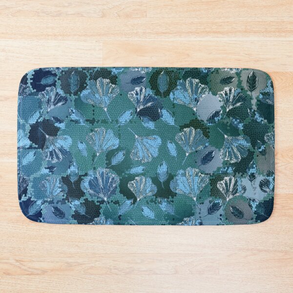 Item preview, Mosaic Ginkgo (Sapphire Blue) designed and sold by RoxanneG.