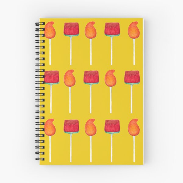 Item preview, Mexican paleta candy with yellow background designed and sold by kuallidesigns.