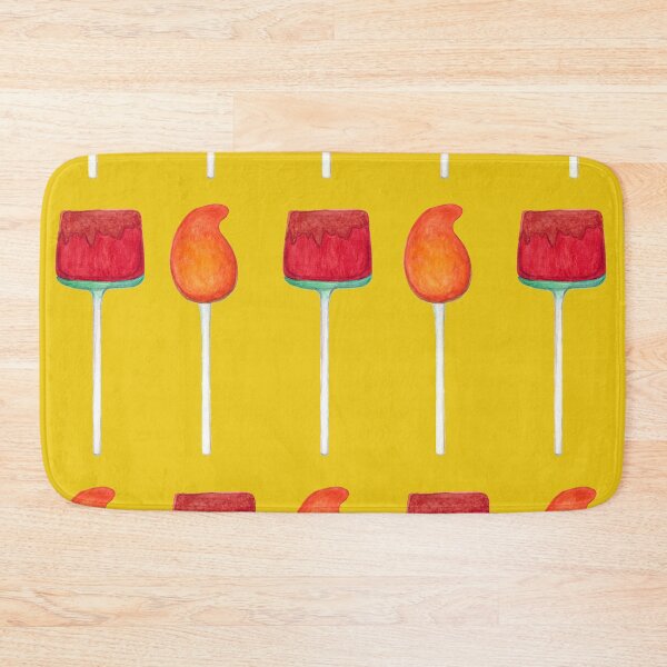 Item preview, Mexican paleta candy with yellow background designed and sold by kuallidesigns.
