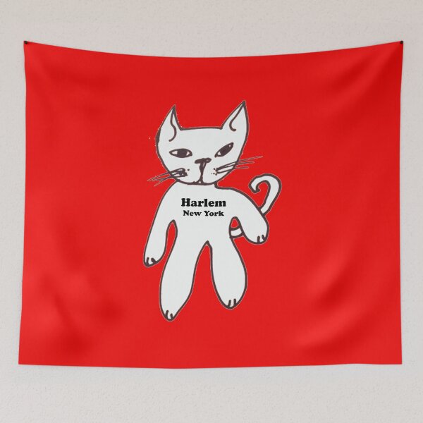 Item preview, Harlem-White Cat designed and sold by Corinne Basabe.