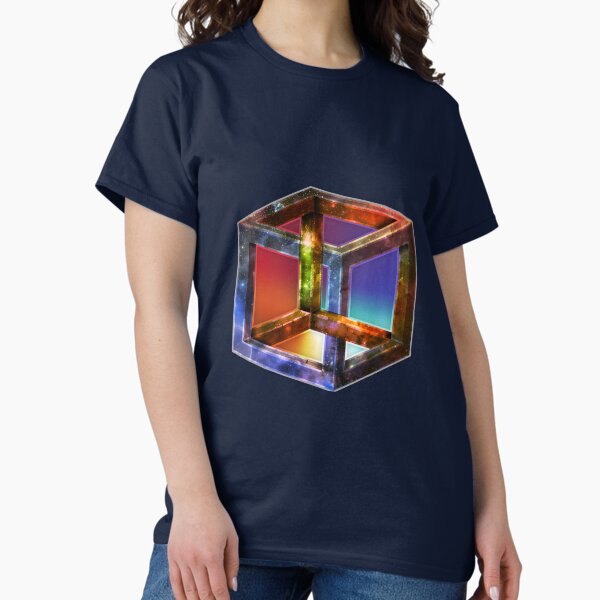 Vista previa del artículo con la obra «Penrose Cube», diseñado y vendido por sublimepw.