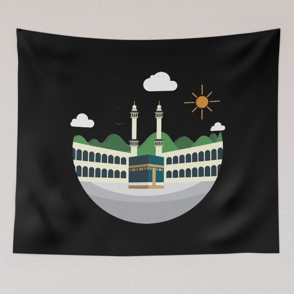 Item preview, Happy Eid al-Adha al-Fitr Mubarak Hajj Mabroor Kaaba Mecca designed and sold by Best Arts.