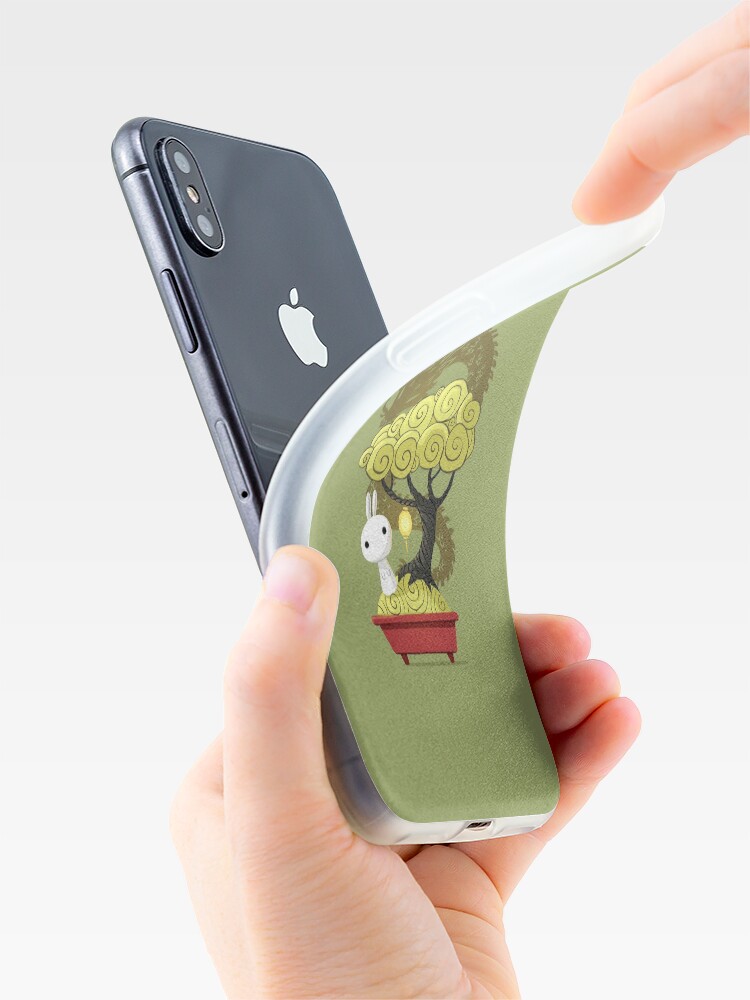 Alternate view of Bonsai Bunny iPhone Case