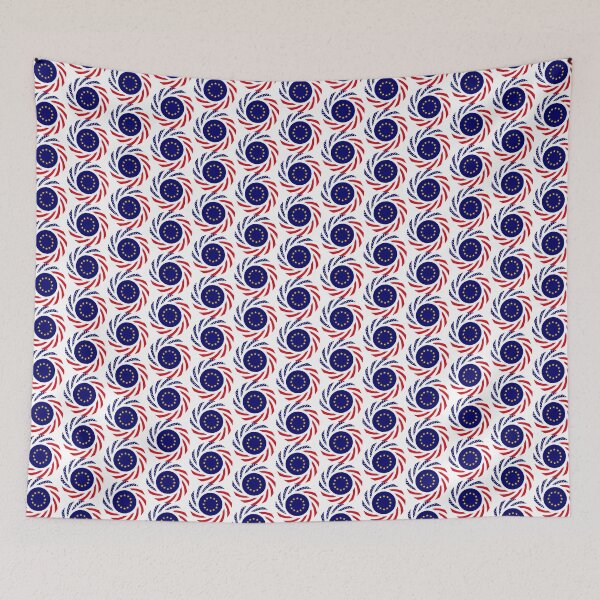 Item preview, European American Multinational Patriot Flag Series designed and sold by Carbon-Fibre Media.