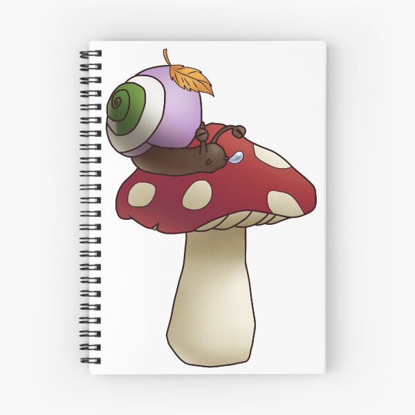 Aperçu de l'œuvre Escargot fierté de champignons d'automne créée et vendue par PrideSnails.