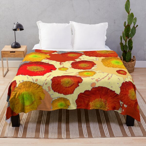 Item preview,  A FEW ACCIDENTS PAINTING ORANGE POPPIES, designed and sold by sharlesart.