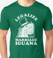 Legalize Marriage Iguana Unisex T-Shirt