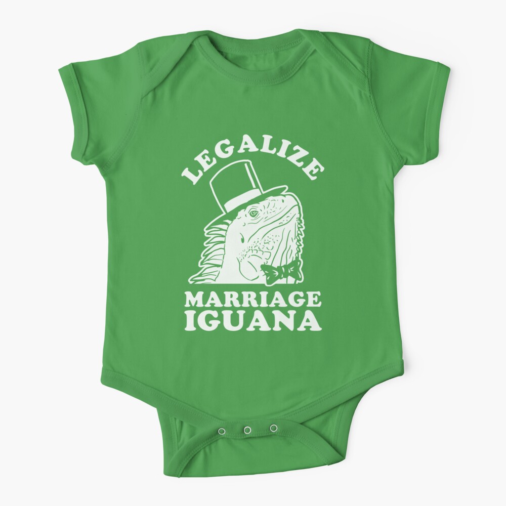 Legalize Marriage Iguana Baby One-Piece