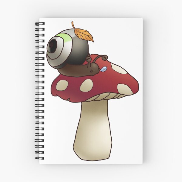 Item preview, Agender Autumn Mushroom Pride Snail designed and sold by PrideSnails.