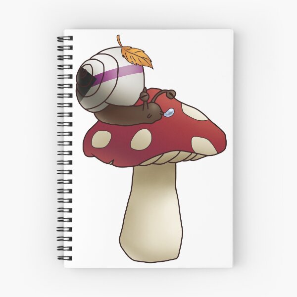 Item preview, Demisexual Autumn Mushroom Pride Snail designed and sold by PrideSnails.
