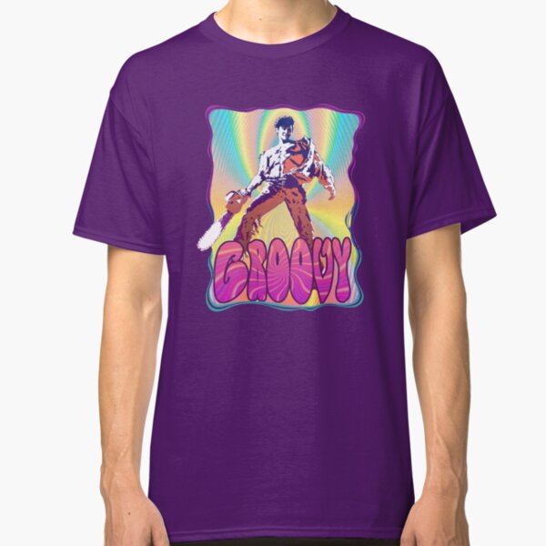 Evil Dead Ash Williams Groovy Classic T-Shirt
