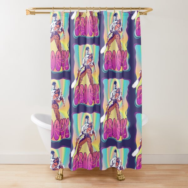 Evil Dead Ash Williams Groovy Shower Curtain