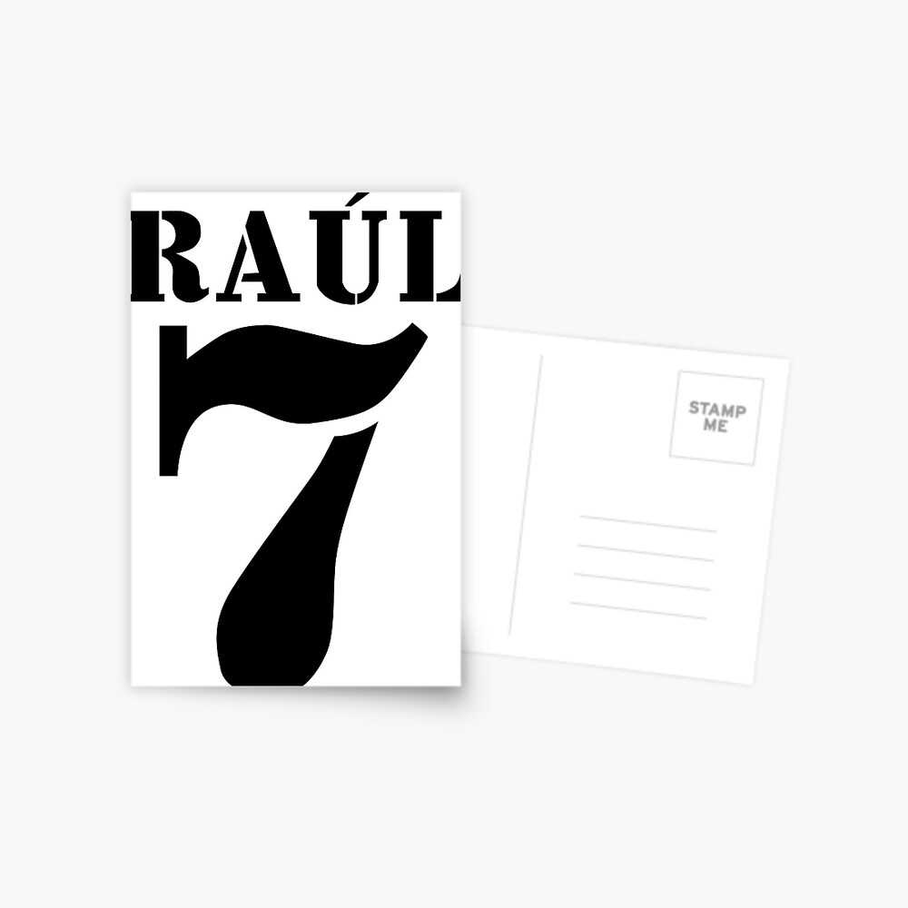 Postal RAUL GONZALEZ BLANCO» cmachin Redbubble