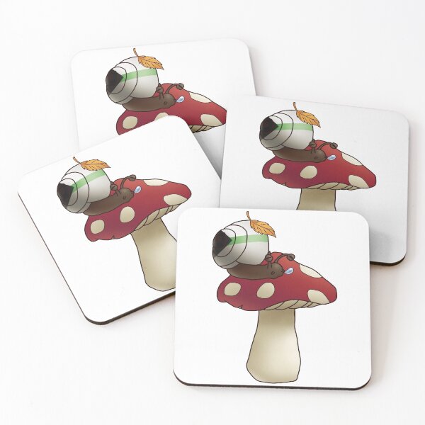 Item preview, Demiromantic Autumn Mushroom Pride Snail designed and sold by PrideSnails.