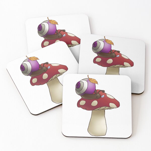 Item preview, Gray Asexual Grace Autumn Mushroom Pride Snail designed and sold by PrideSnails.