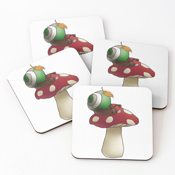 Item preview, Gray Aromantic Gray-aro Autumn Mushroom Pride Snail designed and sold by PrideSnails.