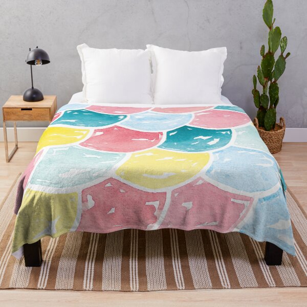 Item preview, Mermaid Scales | Pink, Blue and Yellow designed and sold by RebeccaFlaherty.