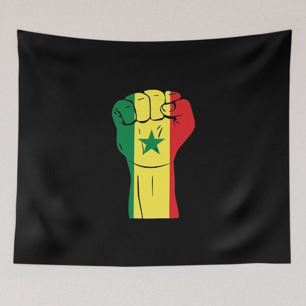 Item preview, RAISED FIST SENEGAL designed and sold by NattyWear.