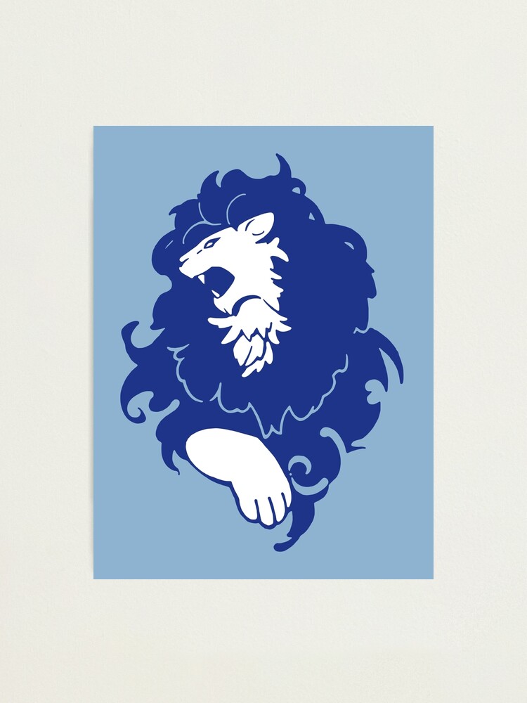 Blue Lion, Golden Logo HD phone wallpaper | Pxfuel