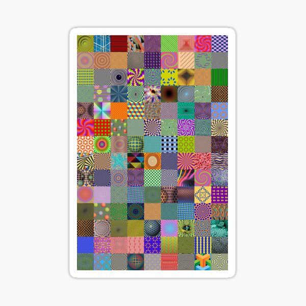 Optical Illusions Sticker