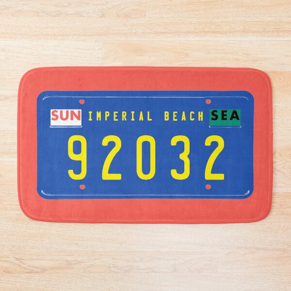 Item preview, Imperial Beach retro ZIP code license plate designed and sold by KLondike-5.