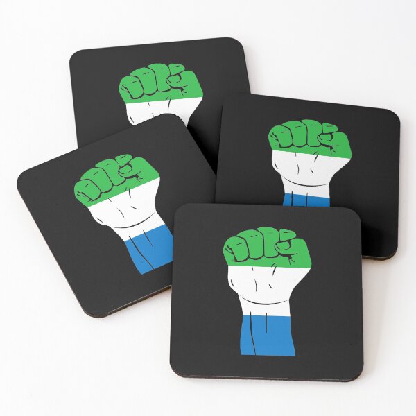 Item preview, RAISED FIST SIERRA LEONE designed and sold by NattyWear.