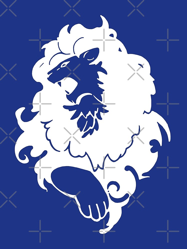 Tarjetas de felicitación «Fire Emblem™: Three Houses - Emblema de leones  azules [Blanco]» de SWISH-Design | Redbubble