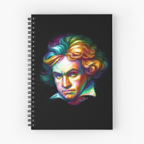 Artikelvorschau, Ludwig van Beethoven Buntes Porträt entworfen und verkauft von Stonemask.