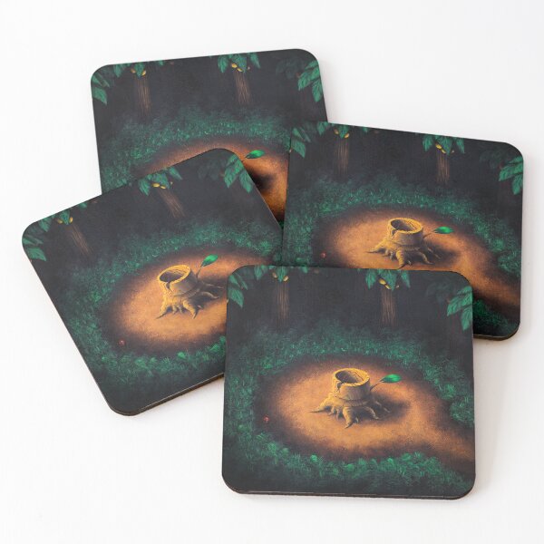 Forest Maze Coasters (Set of 4)