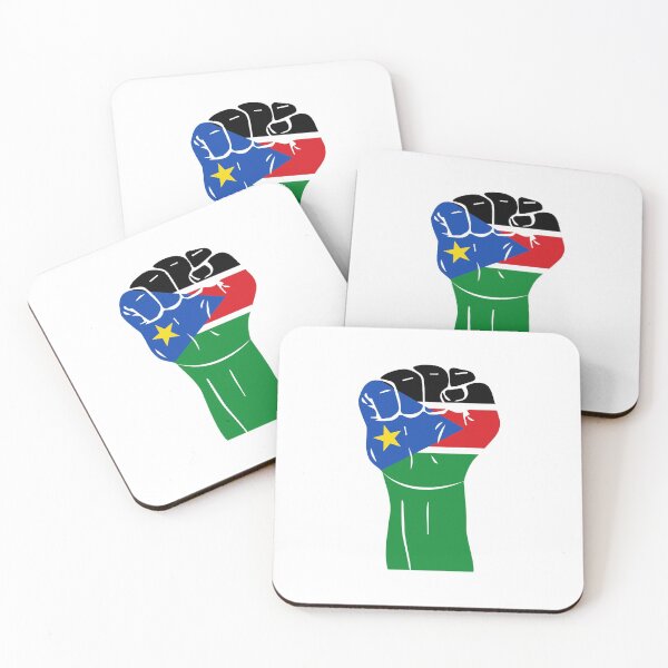 Item preview, RAISED FIST SOUTH SUDAN designed and sold by NattyWear.