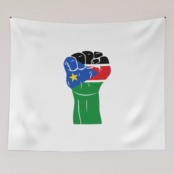 Item preview, RAISED FIST SOUTH SUDAN designed and sold by NattyWear.